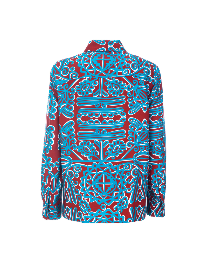 LaDoubleJ Boy Shirt LaDoubleJ Boy Shirt Parnaveg Turchese SHI0001SIL001PRN0003