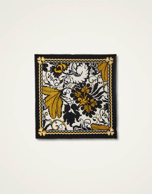 La DoubleJ Foulard 140 La DoubleJ Foulard 140 Marea Black & White SCA0055MOS001MRE01BL03