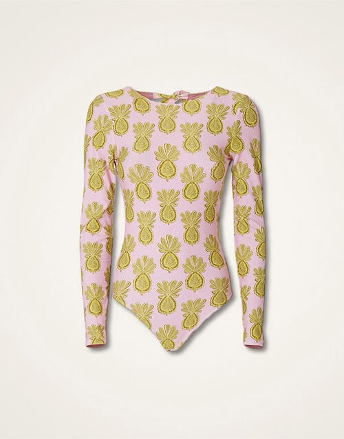 La DoubleJ Surf Suit La DoubleJ Surf Suit Pineapple Sunflower Pink SWI0001LYC001PNP20PI01