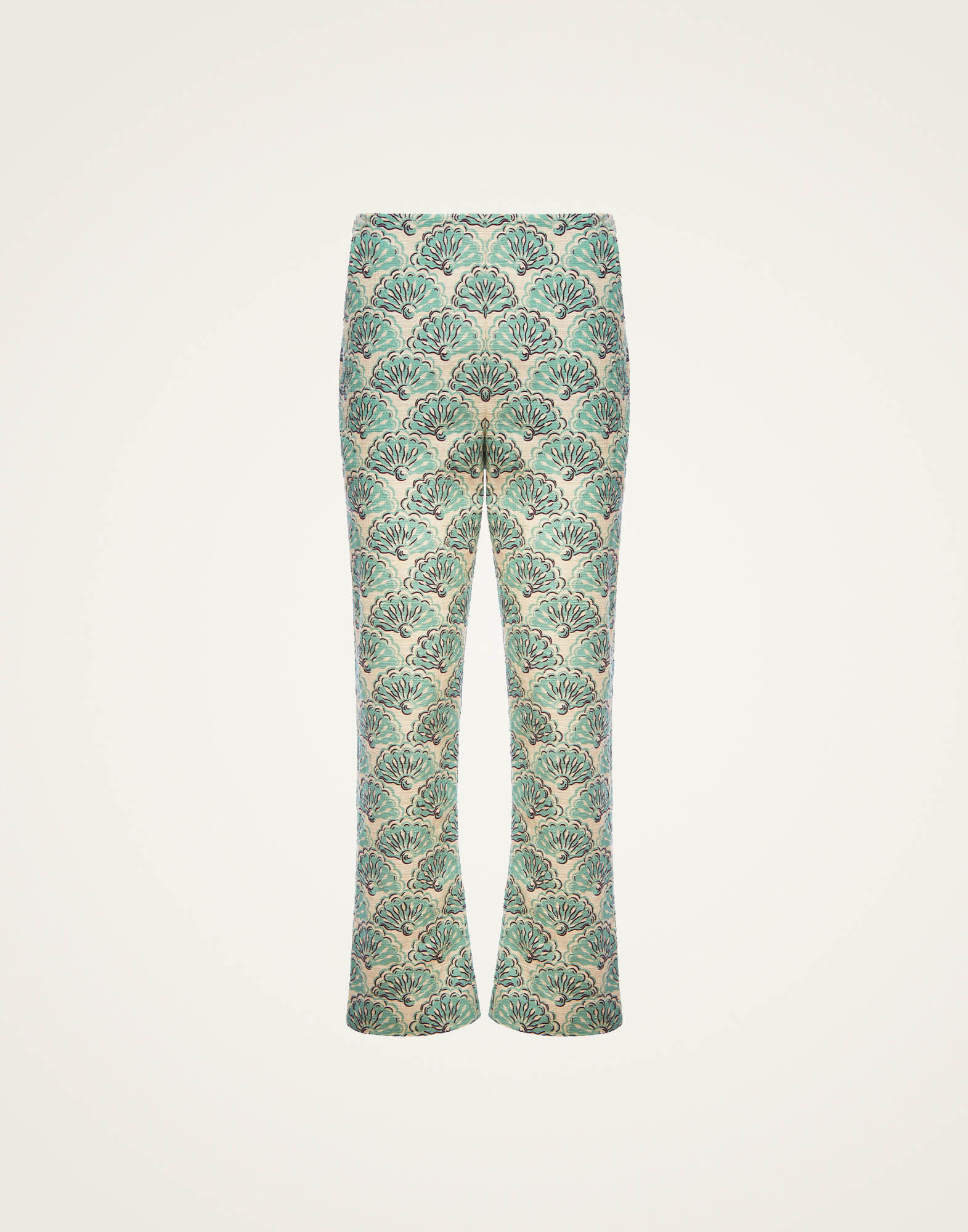 La DoubleJ Torero Pants Fans Mint TRO0120COT005FAN01GR11