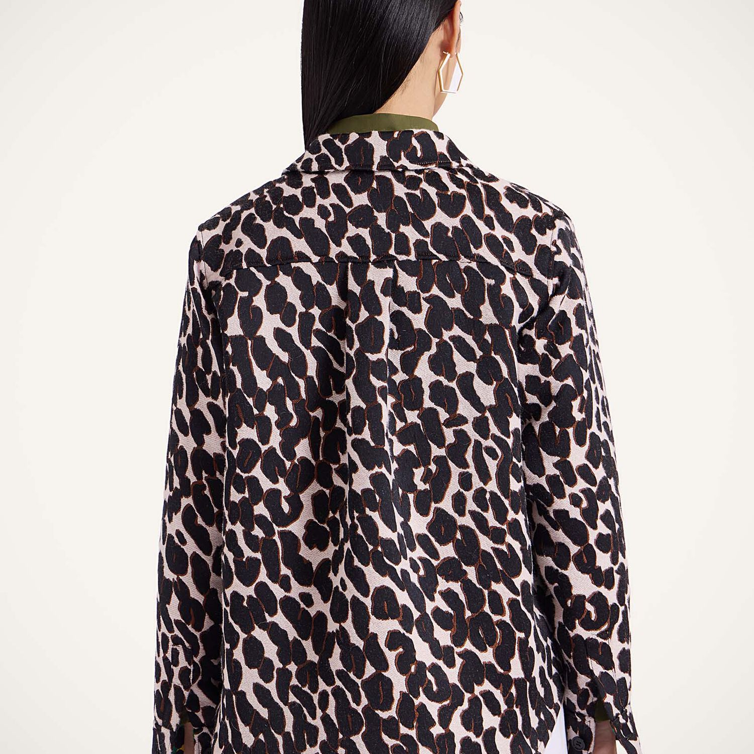 La Doublej Better Than Your Boyfirend's Jacket In Leopard Brown