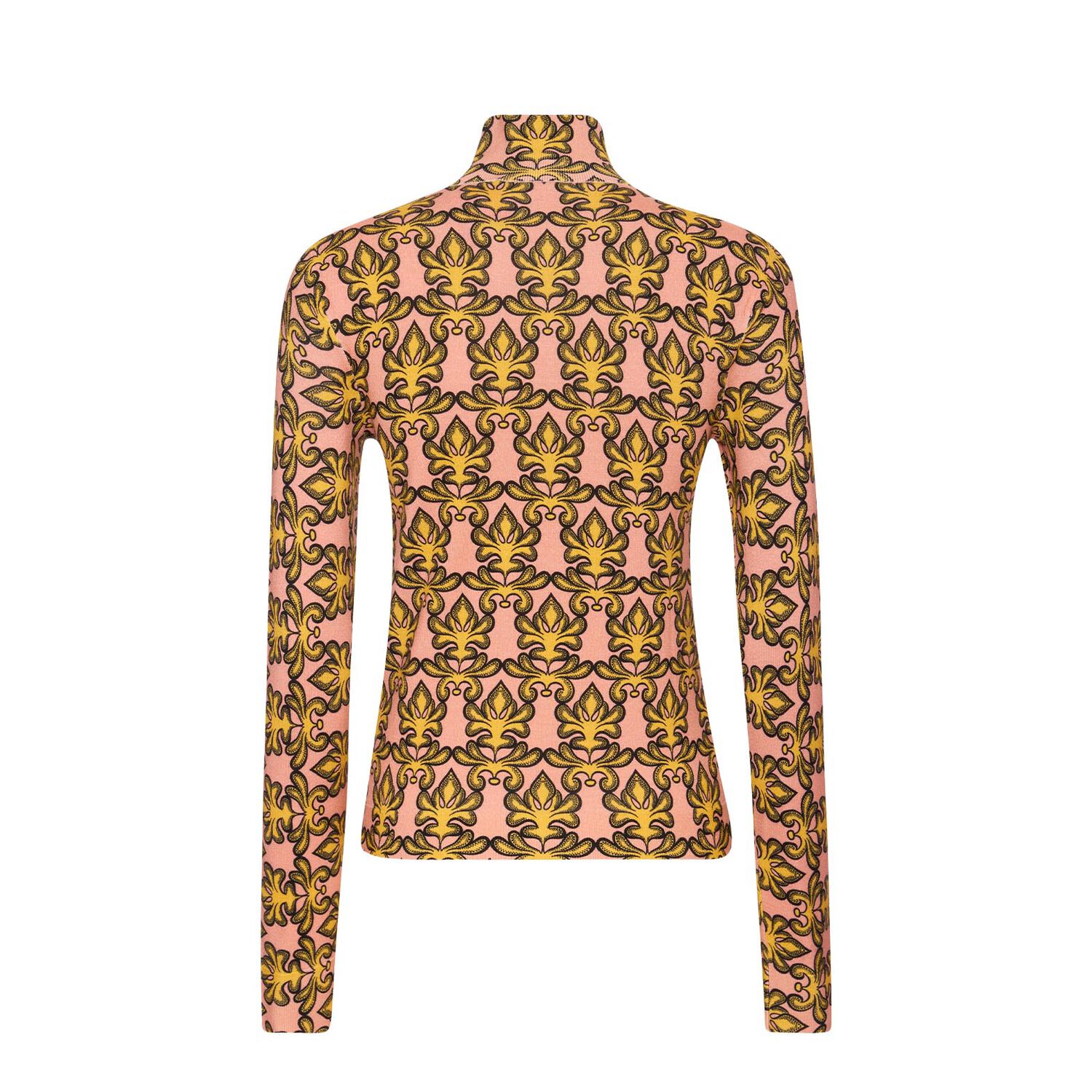 La Doublej Silky Turtleneck In Herald Fuchsia