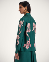 La DoubleJ Boy Shirt La DoubleJ Boy Shirt Iris Placée Dark Green SHI0040SIL006IRS07GR03