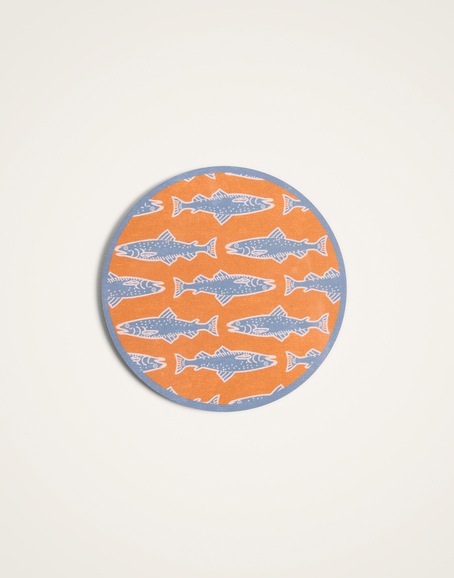 La DoubleJ Disk Coasters Set Of 4 Como Fish Multicolor CST0009CRK001CMF12MU03