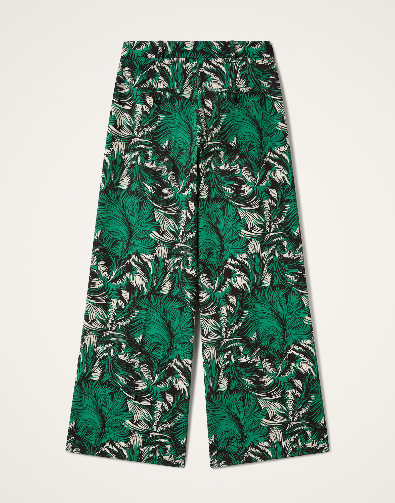 La DoubleJ Loose Pants Quill Green TRO0135JER034QLL01GR02
