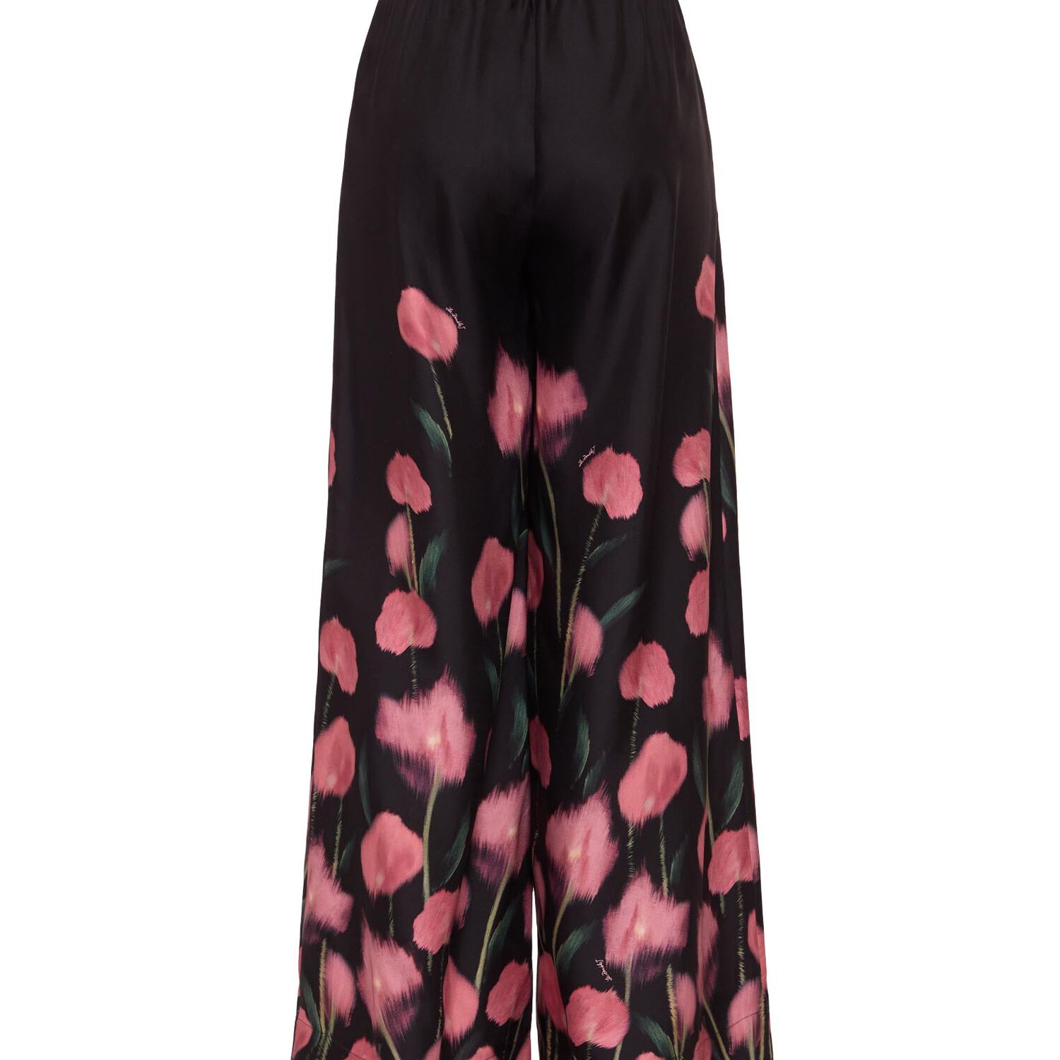 La Doublej Palazzo Pants In Anthurium Black