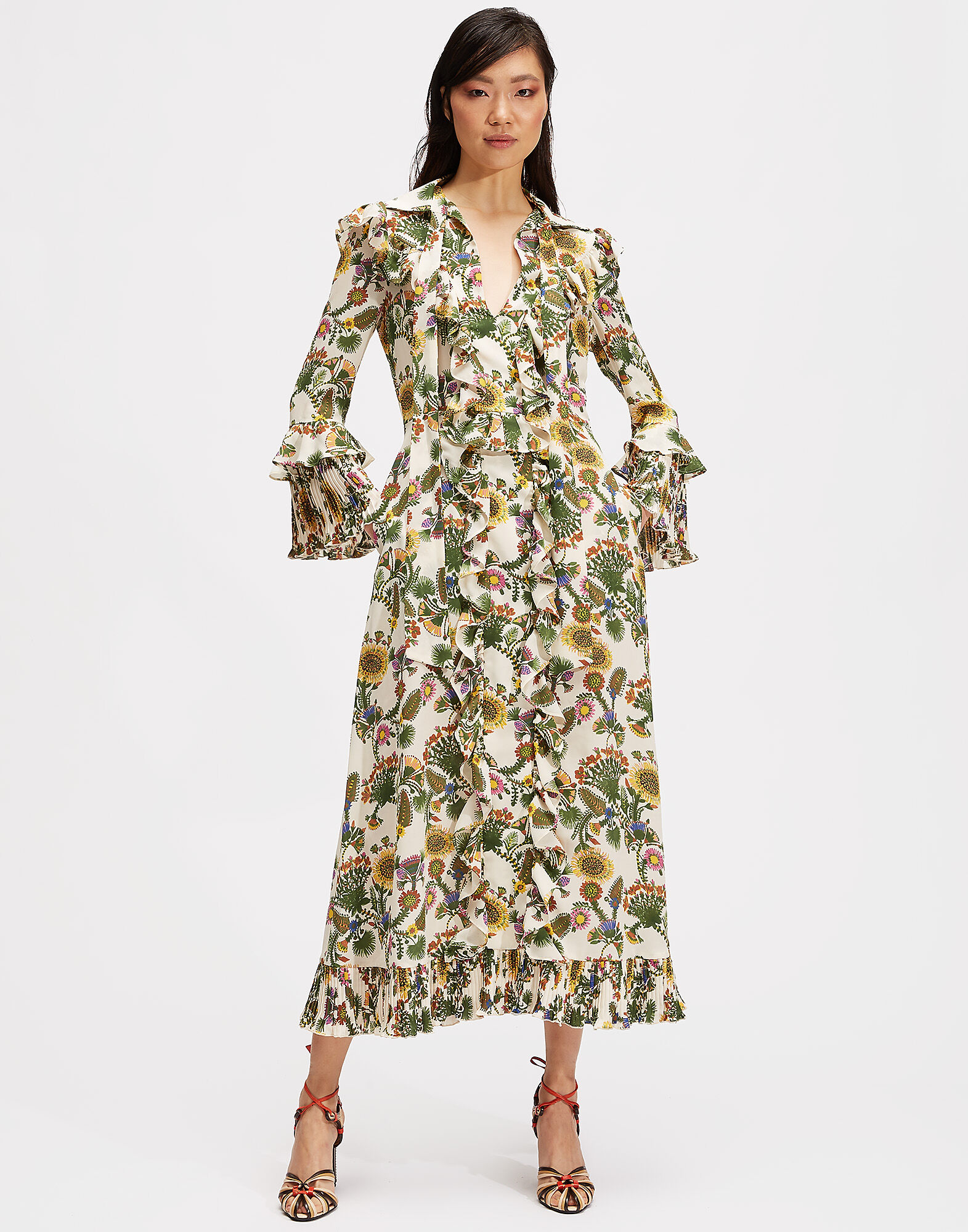 LaDoubleJ Long Fancy Dress Thistle DRE0097DBG001THI0001