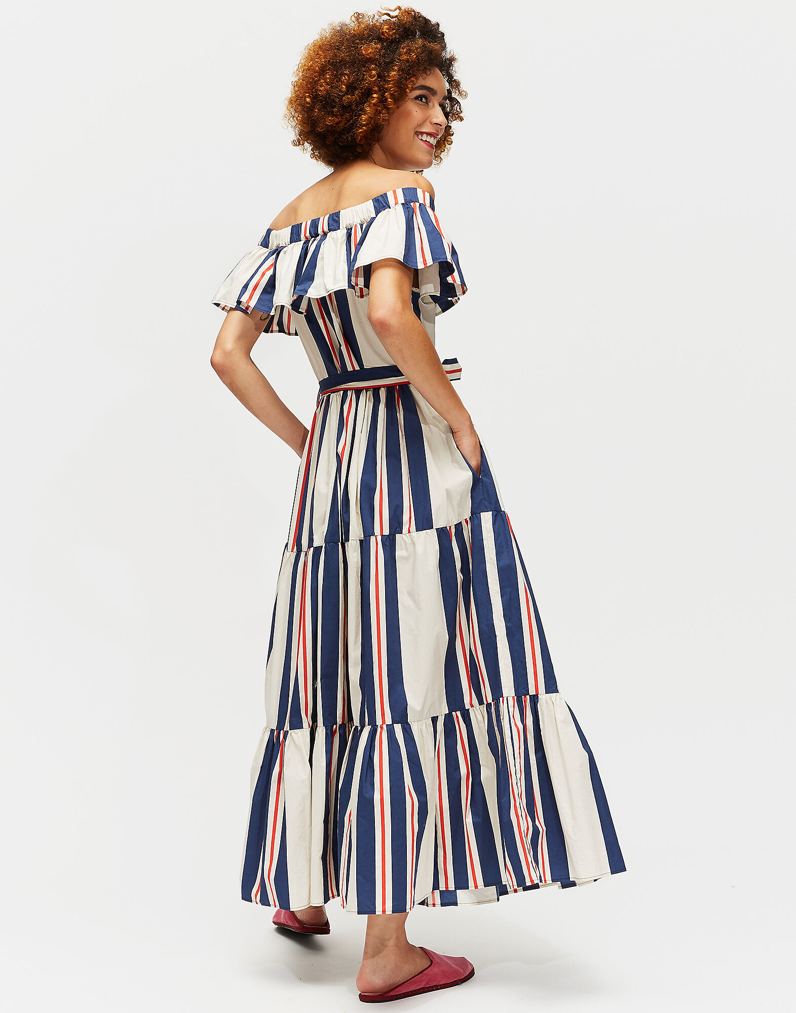 LaDoubleJ Yacht Dress 4 luglio DRE0030COT001RIG0001