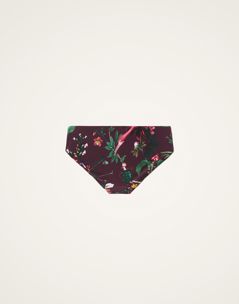 La DoubleJ Boy Brief La DoubleJ Boy Brief Zooflora Mini Burgundy SWI0030LYC001ZOF05RE02