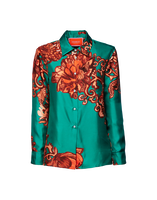 La DoubleJ Boy Shirt Anemone Ghirlanda SHI0001SIL001ANE03GR02