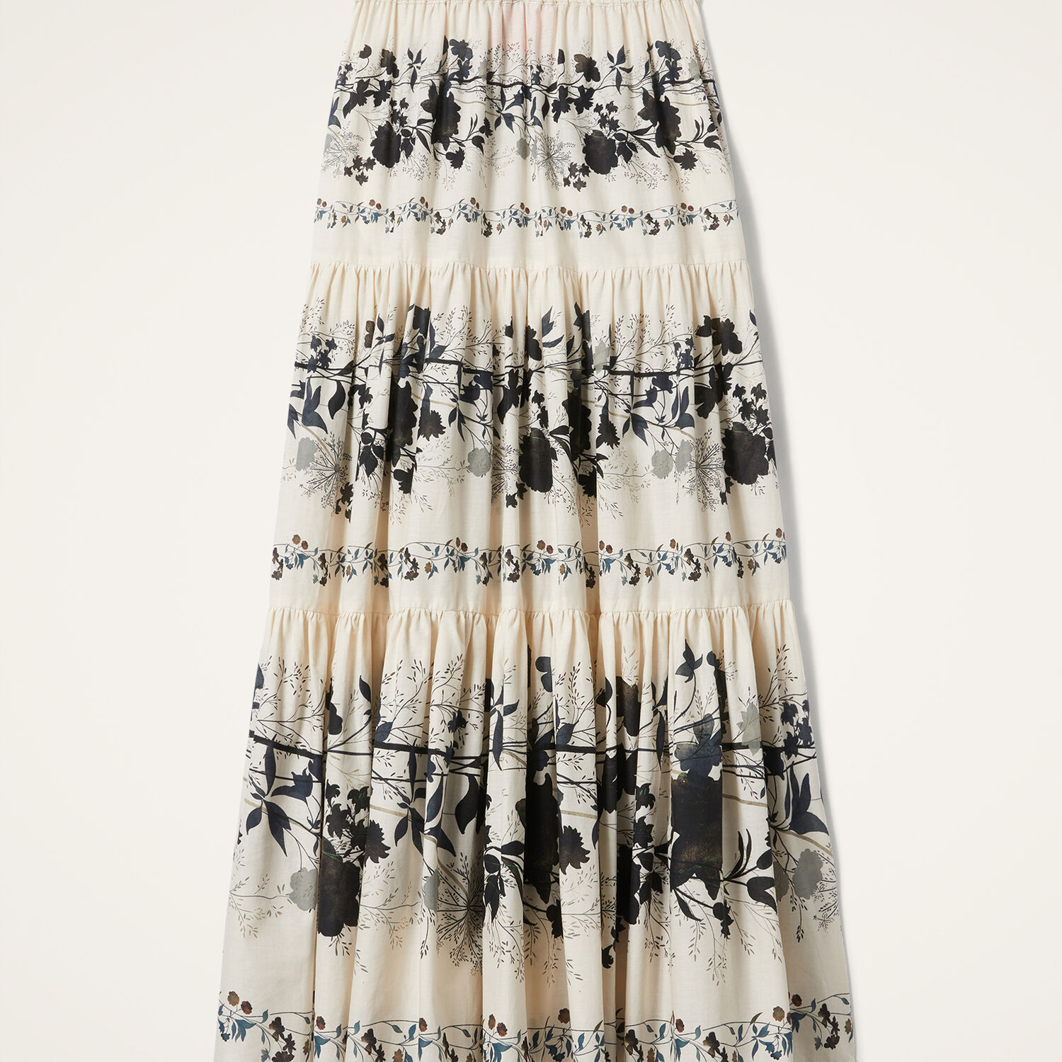 Shop La Doublej Big Skirt In Stilo Placée Ivory