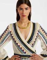 La DoubleJ The Wrap Dress La DoubleJ The Wrap Dress Doric Placée Cream DRE0734COT056DOR01WH03