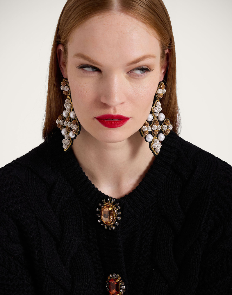 La DoubleJ Portrait Cardigan La DoubleJ Portrait Cardigan Solid Black PUL0211KNI120VA271BL01