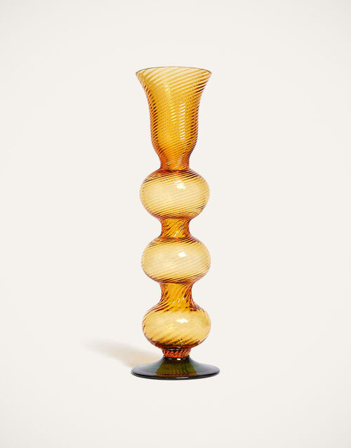 La DoubleJ Bubble Candle Stick Solid Amber OTC0002MUR001SOLIDYE10