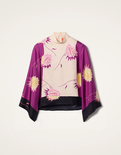 La DoubleJ Make An Exit Top Derby Plac&eacute;e Multicolor TOP0117SIL017DER03MU01