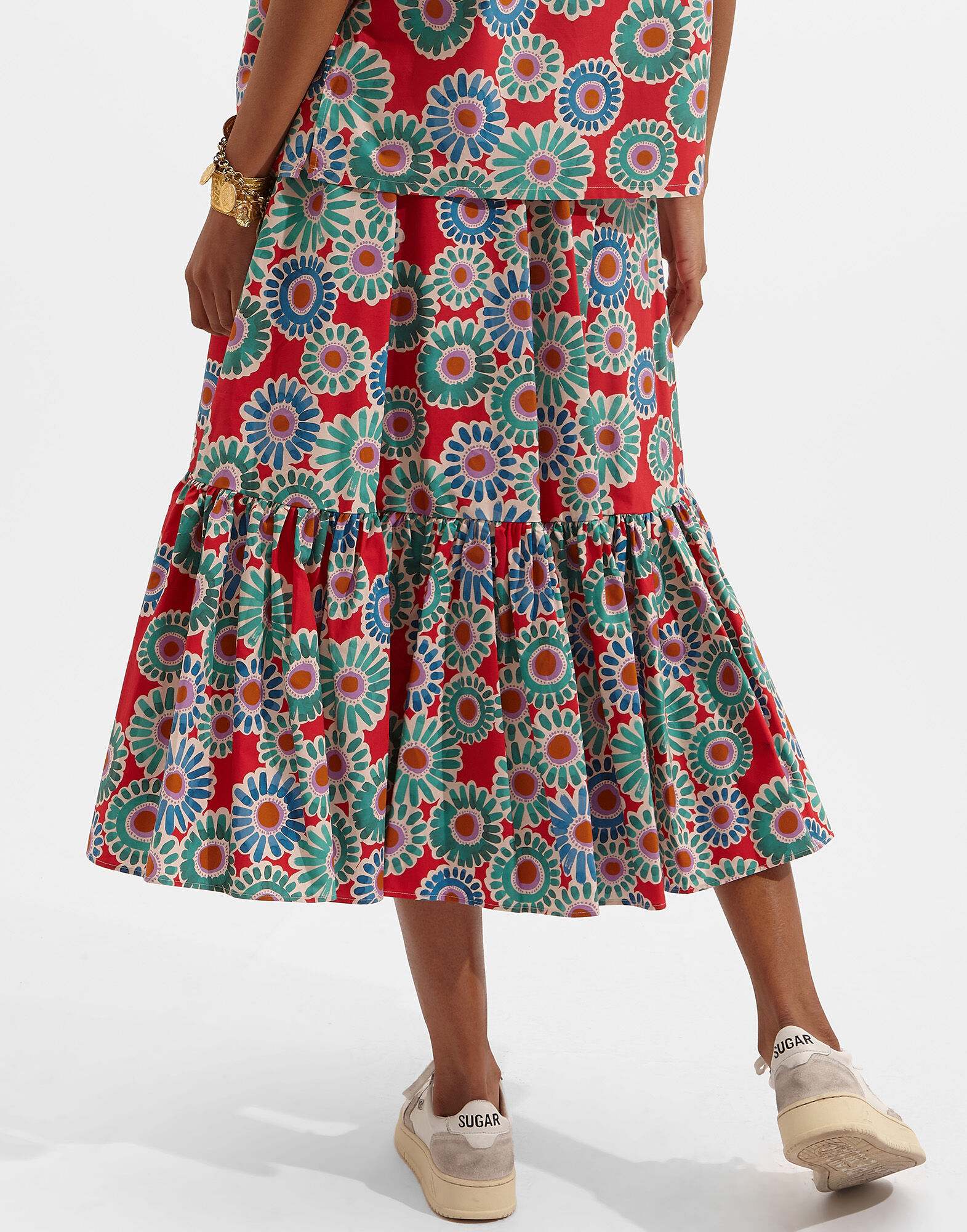 La DoubleJ Sunset Skirt Crazy Daisy SKI0068COT001DAY0001