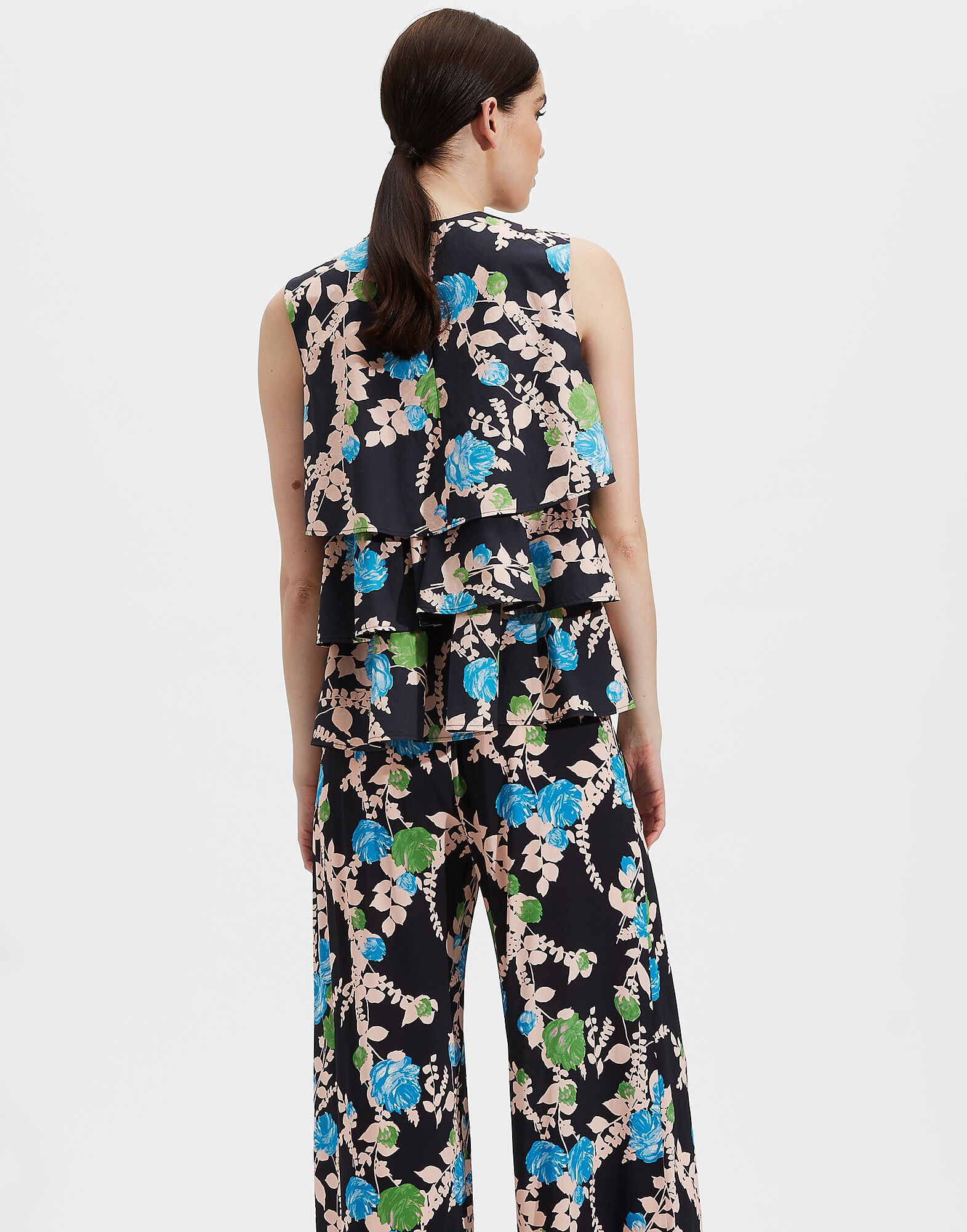 LaDoubleJ Tosca Top Winter Rose Nero TOP0018COT001WTR0003