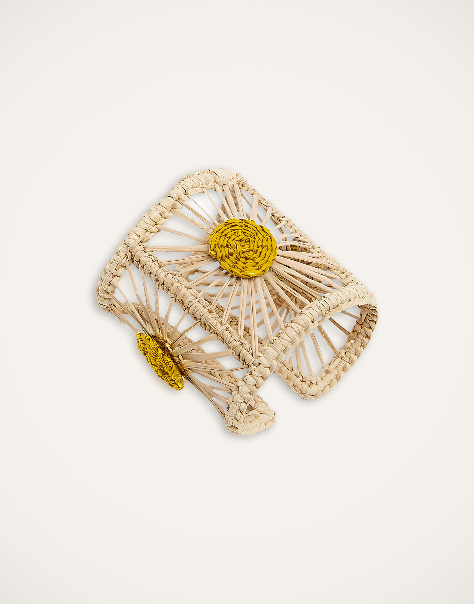 La DoubleJ Napkin Rings Set Of 2 Yellow RNG0001RAF007YEL0001