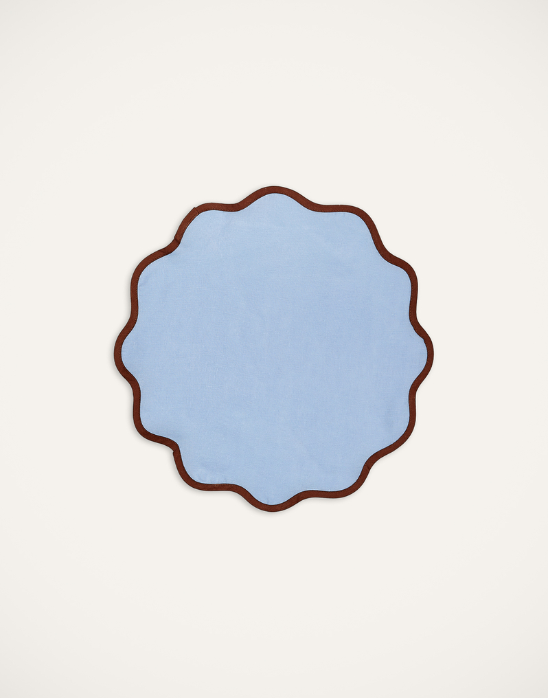 La DoubleJ Cloud Placemat Set Of 2 La DoubleJ Cloud Placemat Set Of 2 Rainbow Sky TBM0003LIN006RAI0026