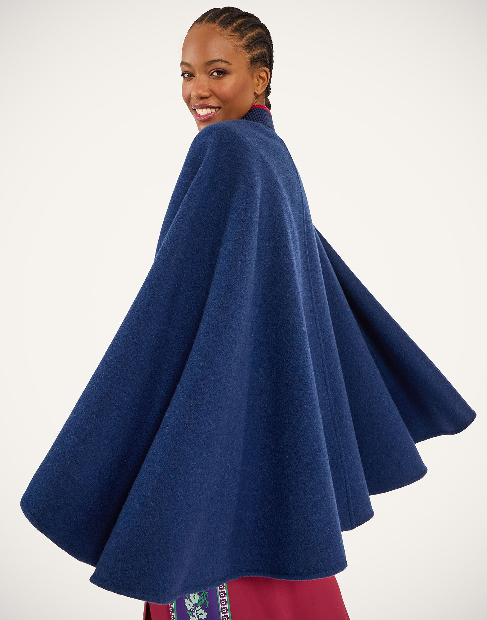 Baker Street Jacket in Solid Navy for Women | La DoubleJ