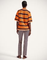 La DoubleJ The Cropped Flare Jean La DoubleJ The Cropped Flare Jean Pesciolini Blue TRO0158COT063PES04BU03