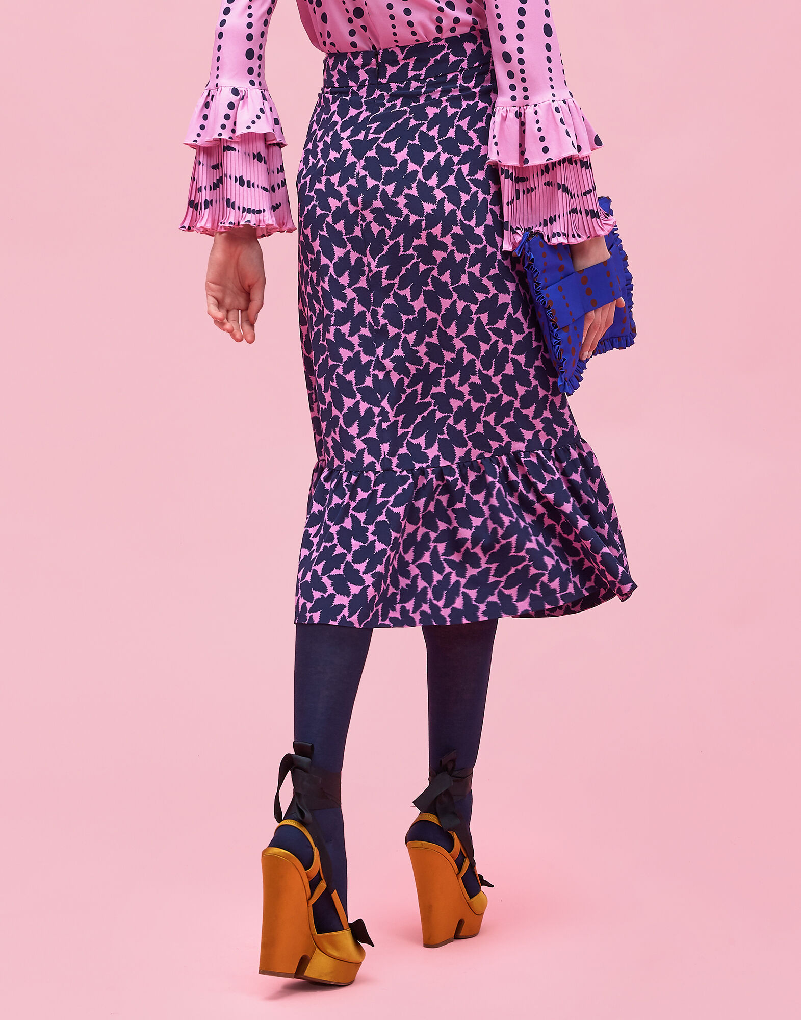 LaDoubleJ Jazzy Skirt Farfalline SKI0021CRE001FAF0001