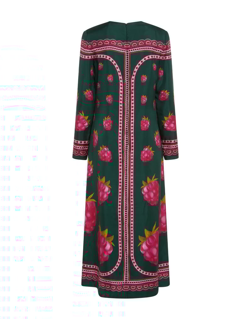 La DoubleJ Long Sleeve Swing Dress La DoubleJ Long Sleeve Swing Dress Lampone Placée Emerald DRE0231SIL006FMB06GR04