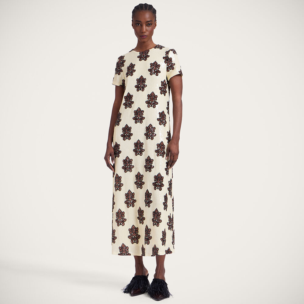 La DoubleJ Super Swing Dress Herald Pink DRE0611PAI006HRL04PI01