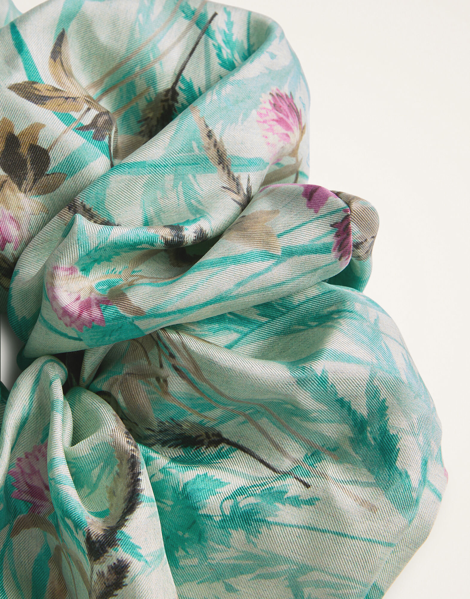 La DoubleJ Giga Scrunchie Heath Mint SCR0003SIL001HEA01GR11