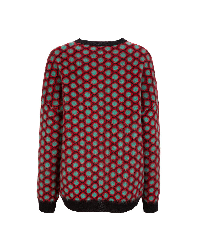 LaDoubleJ Oversize Crew Neck LaDoubleJ Oversize Crew Neck Pomodorini Azzurro PUL0018KNI012POM0004