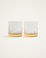 La DoubleJ Bamboo Tumbler Set Of 2 La DoubleJ Bamboo Tumbler Set Of 2 Solid Amber GLA0055GLS002SOLIDYE10