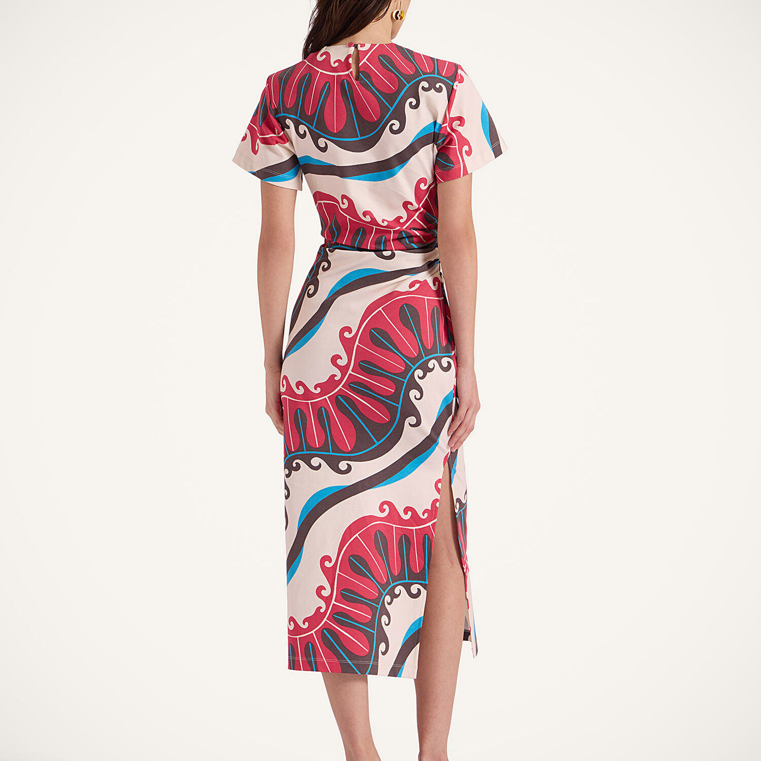 La Doublej X Lela Dress Pacific Sweater In Pacific Ivory