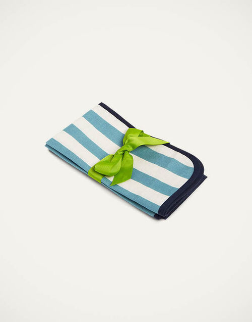 La DoubleJ Large Napkins Set Of 2 La DoubleJ Large Napkins Set Of 2 Riviera Sky Blue NAP0010LIN001RIV05BU10