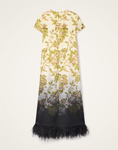 Swing Dress in Oasis Ombr Place Green & Black for Women | La DoubleJ Swing Dress in Oasis Ombr Place Green & Black for Women | La DoubleJ