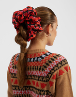 La DoubleJ Giga Scrunchie La DoubleJ Giga Scrunchie Black Cherries SCR0003SIL001CHY0003
