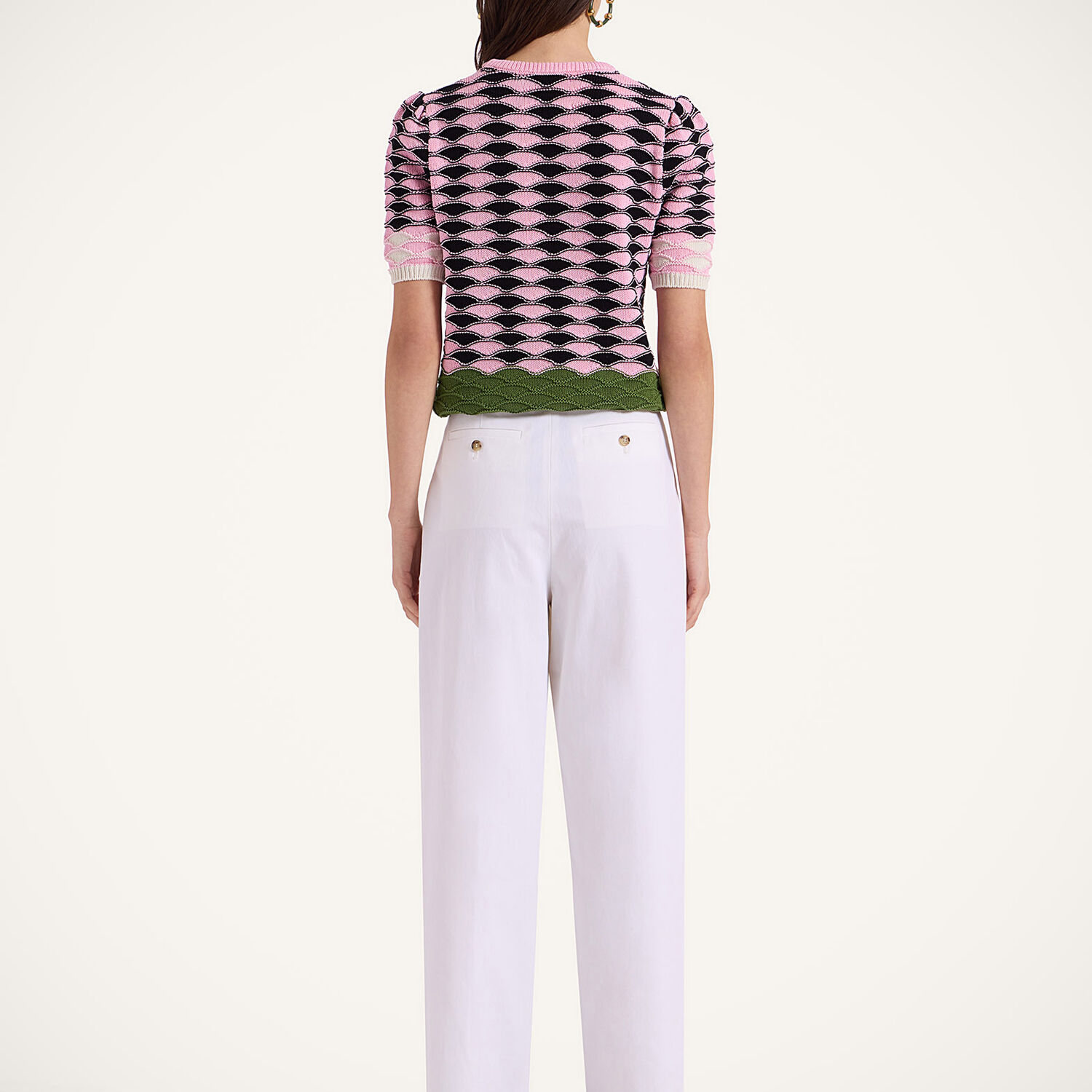 La Doublej Brooklyn Pants In Solid White