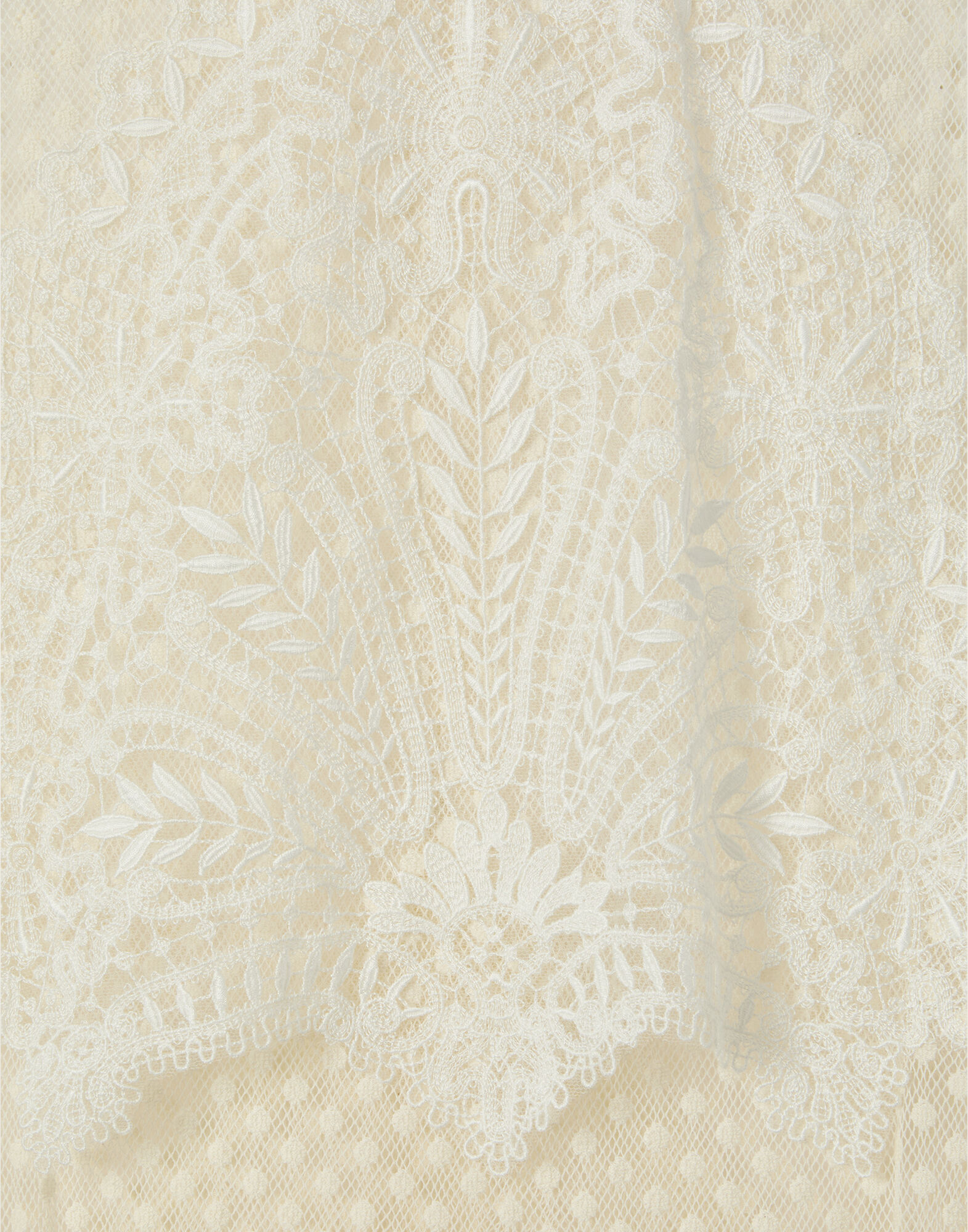 La DoubleJ Aura Dress Solid Ecru DRE1031LAC009SOLIDBR05