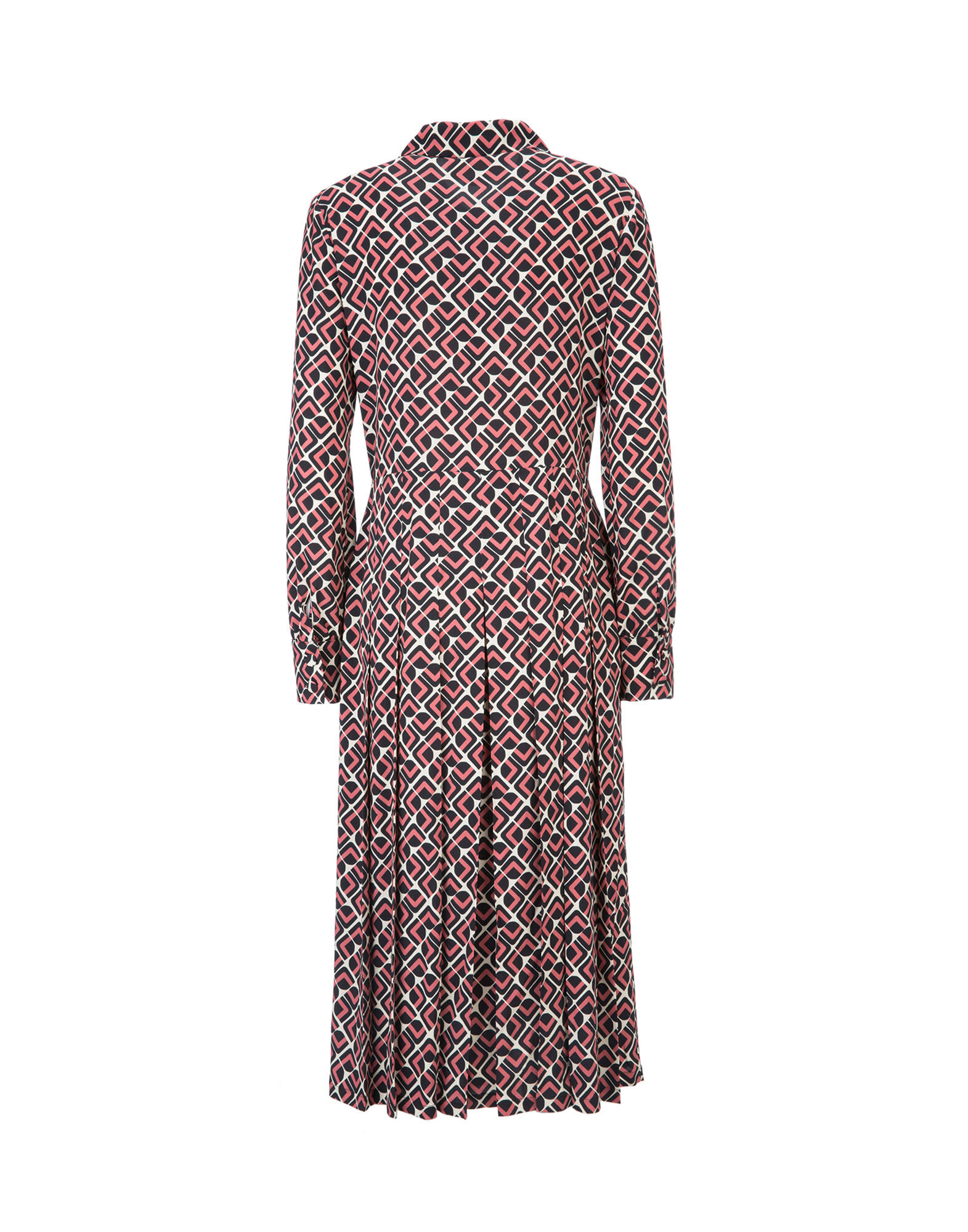 LaDoubleJ Chemisier Dress Domino Rosa DRE0025VIS001DOM0001