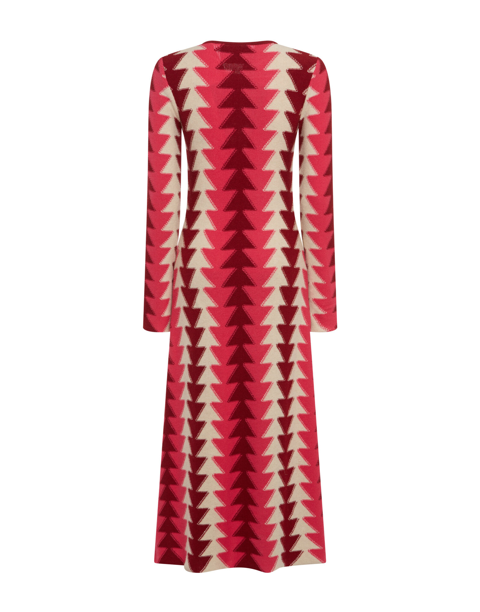 La DoubleJ Trine Knit Dress Bordeaux DRE0642KNI096VA208RE02