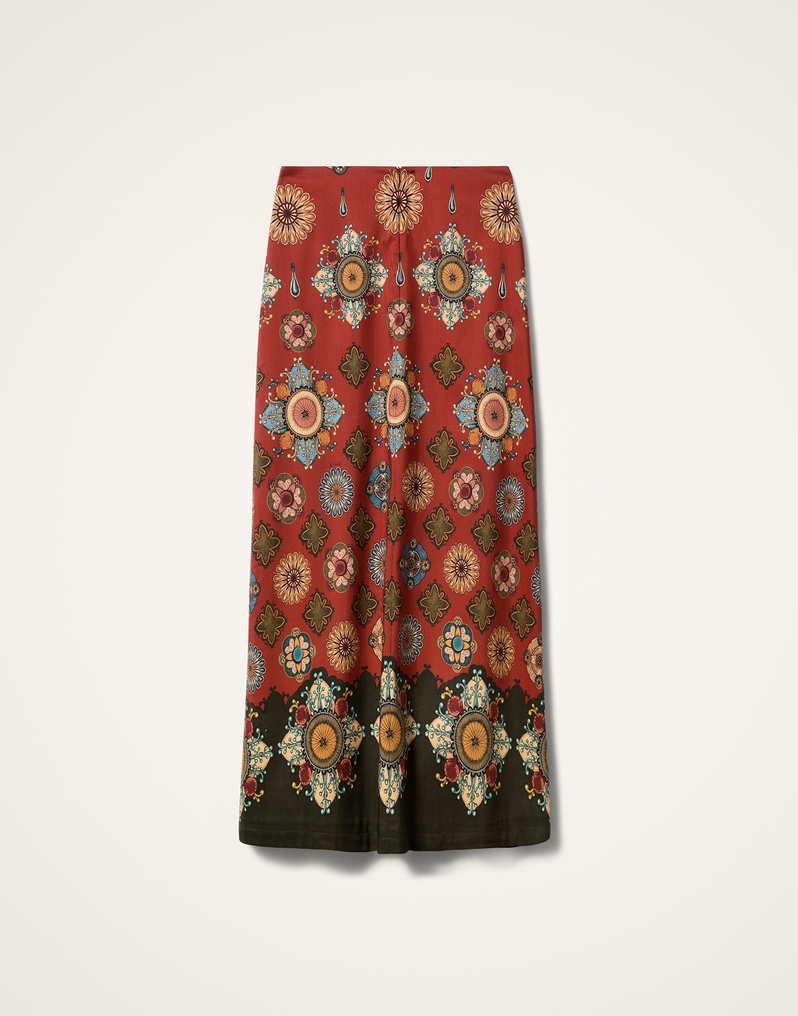 La DoubleJ A-Long Skirt La DoubleJ A-Long Skirt Nucleus Placée Rust SKI0018CAD001NUC02OR04