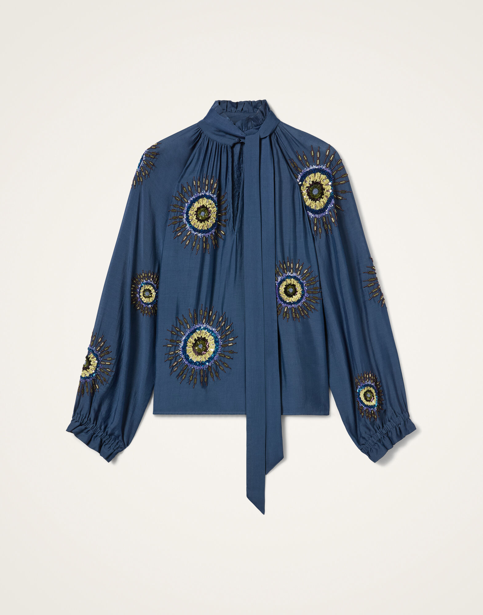 La DoubleJ Cerere Blouse Solid Navy SHI0158COT087THI03BU06