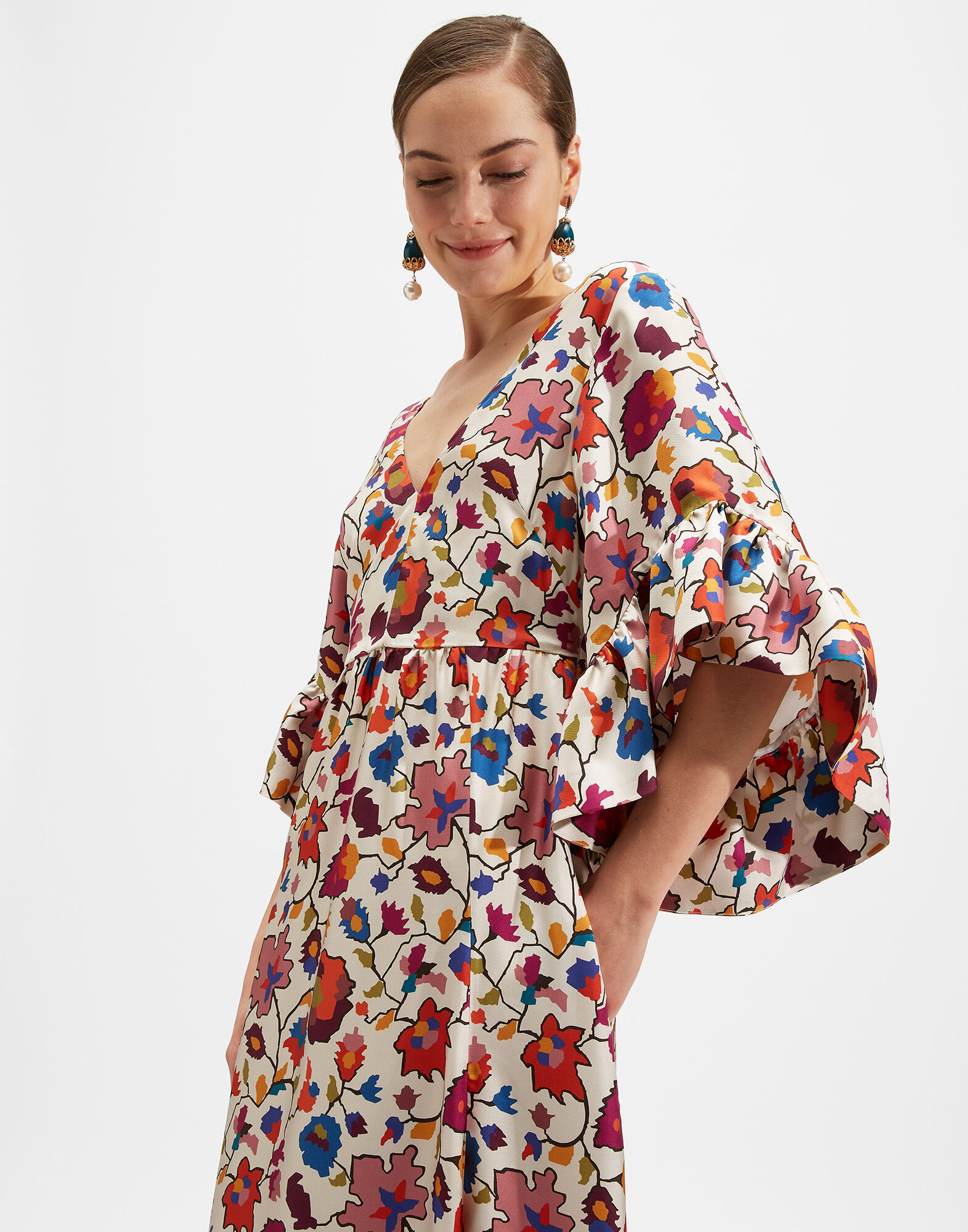 La DoubleJ Bella Dress Maple DRE0266SIL001MAP0001