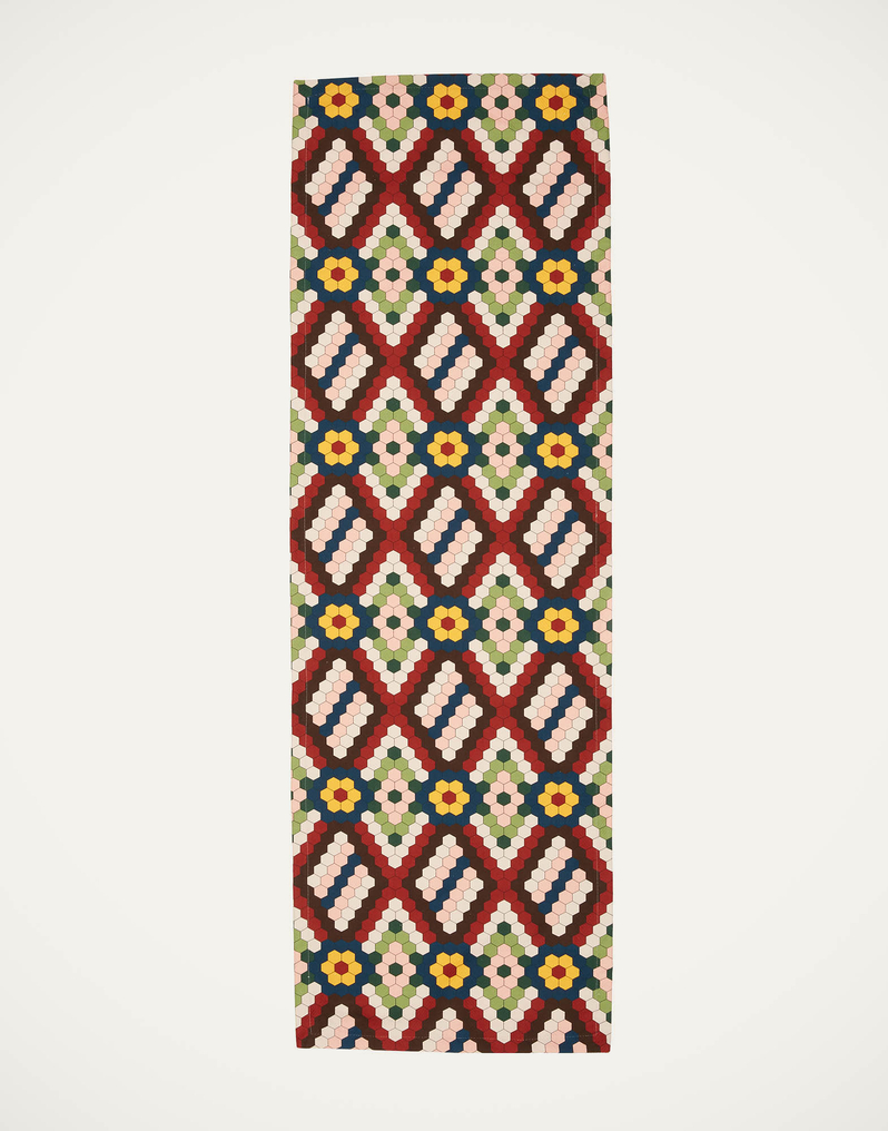 La DoubleJ Herringbone Runner La DoubleJ Herringbone Runner Honeycomb Tiles RUN0001COT040HNT0001