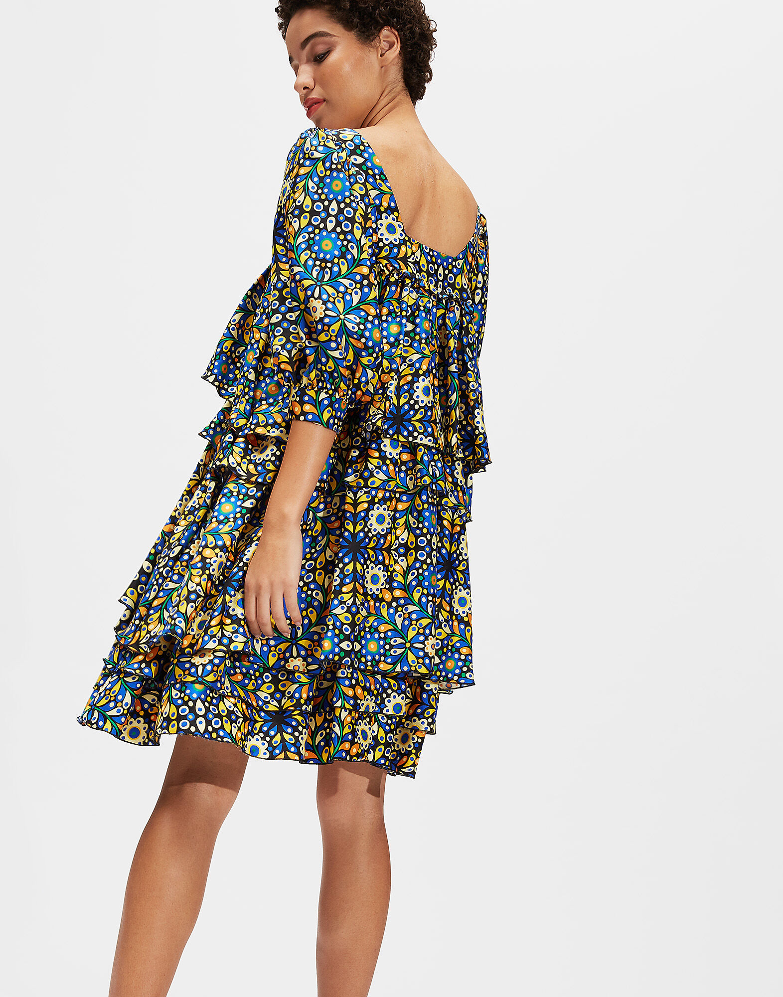 LaDoubleJ Big Mama Dress Confetti Blu DRE0049SIL001CON0002