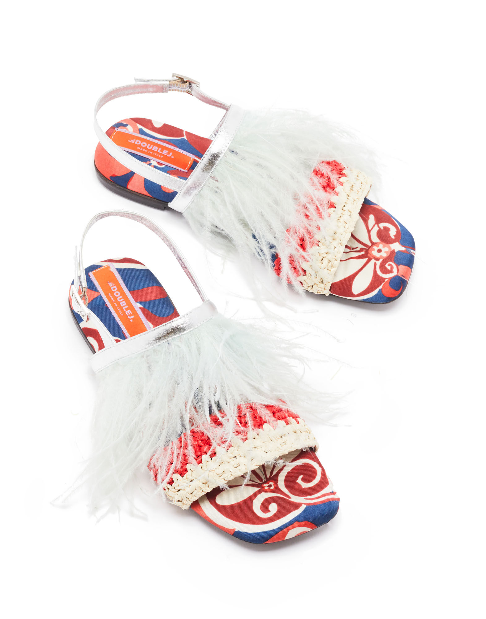 Medal Sandal in Moonflower Navy for Women | La DoubleJ