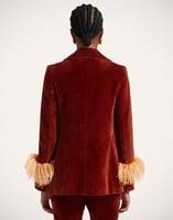 La DoubleJ Keaton Jacket La DoubleJ Keaton Jacket Terracotta JAC0073VEL011SOLIDBR08