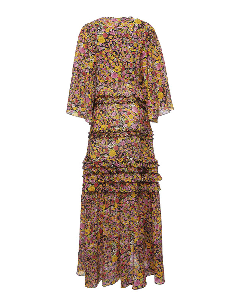 La DoubleJ Jeanne Dress La DoubleJ Jeanne Dress Tripping Nero DRE0376CRE006TRG0002