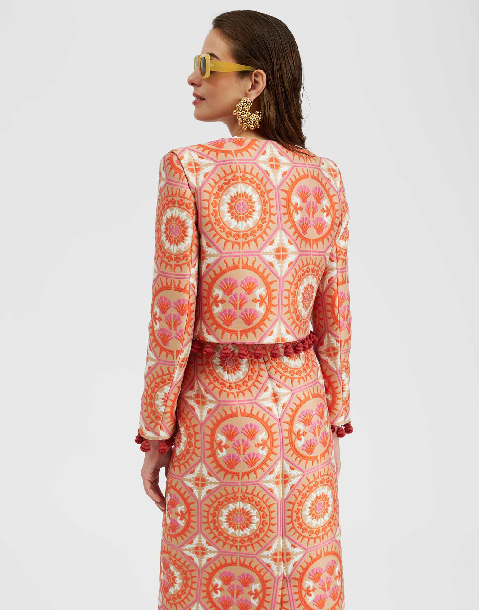 Bijoux Jacket in Sun Orange for Women | La DoubleJ