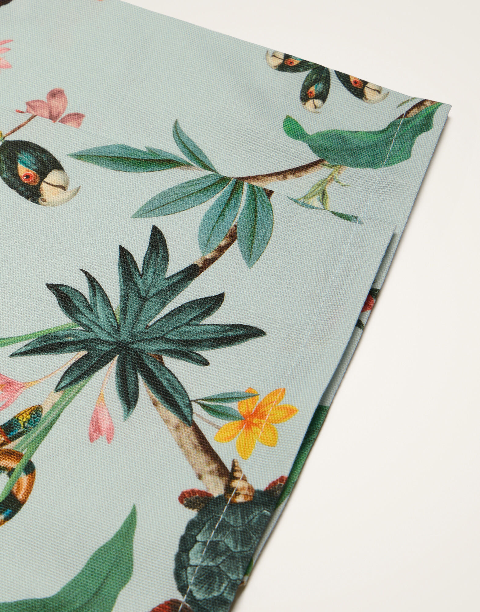 La DoubleJ Large Napkins Set Of 2 Fantastic Creatures Light Blue NAP0017COT073FCR01BU01