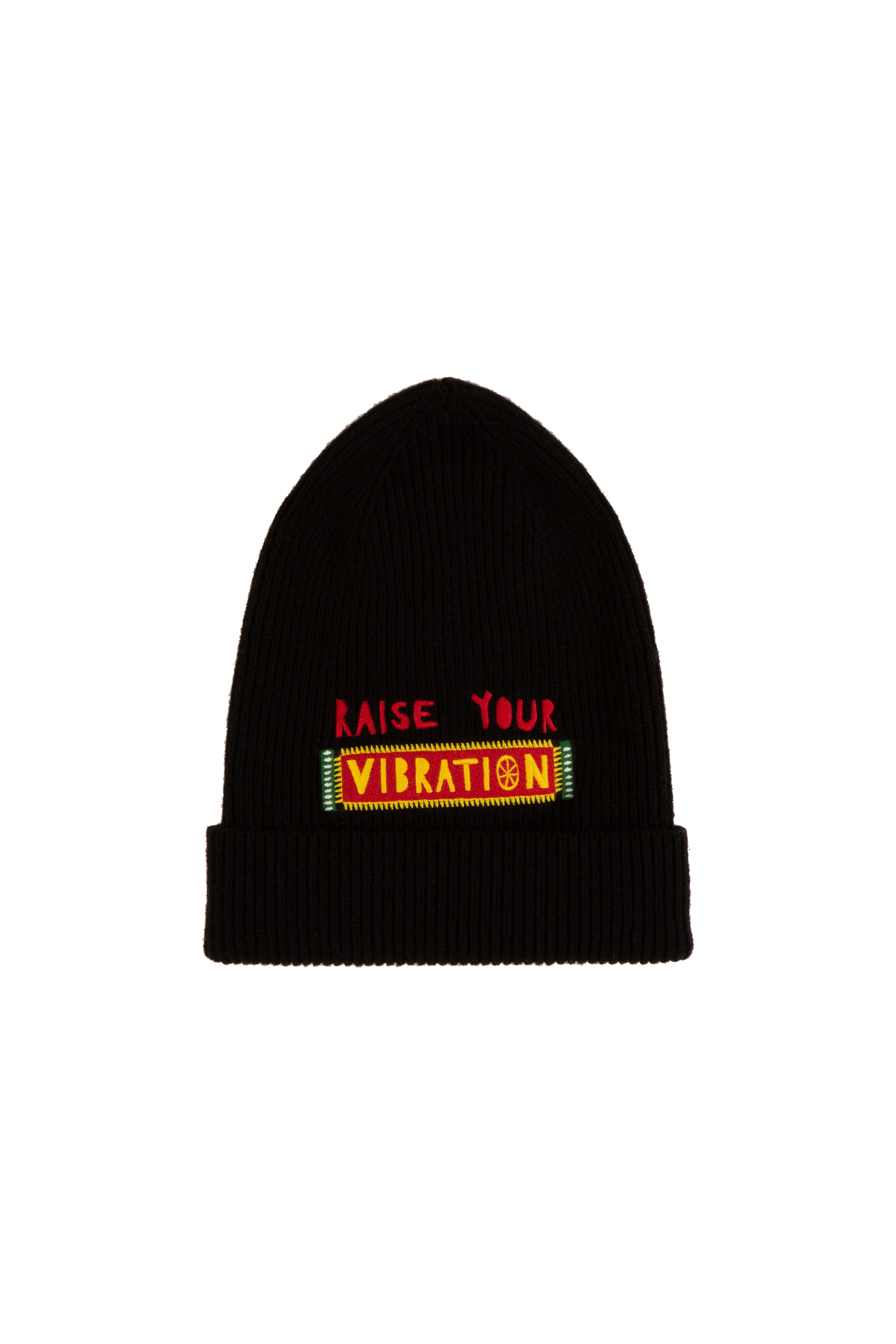 LaDoubleJ Beanie Solid Black HAT0002KNI029BLA0001